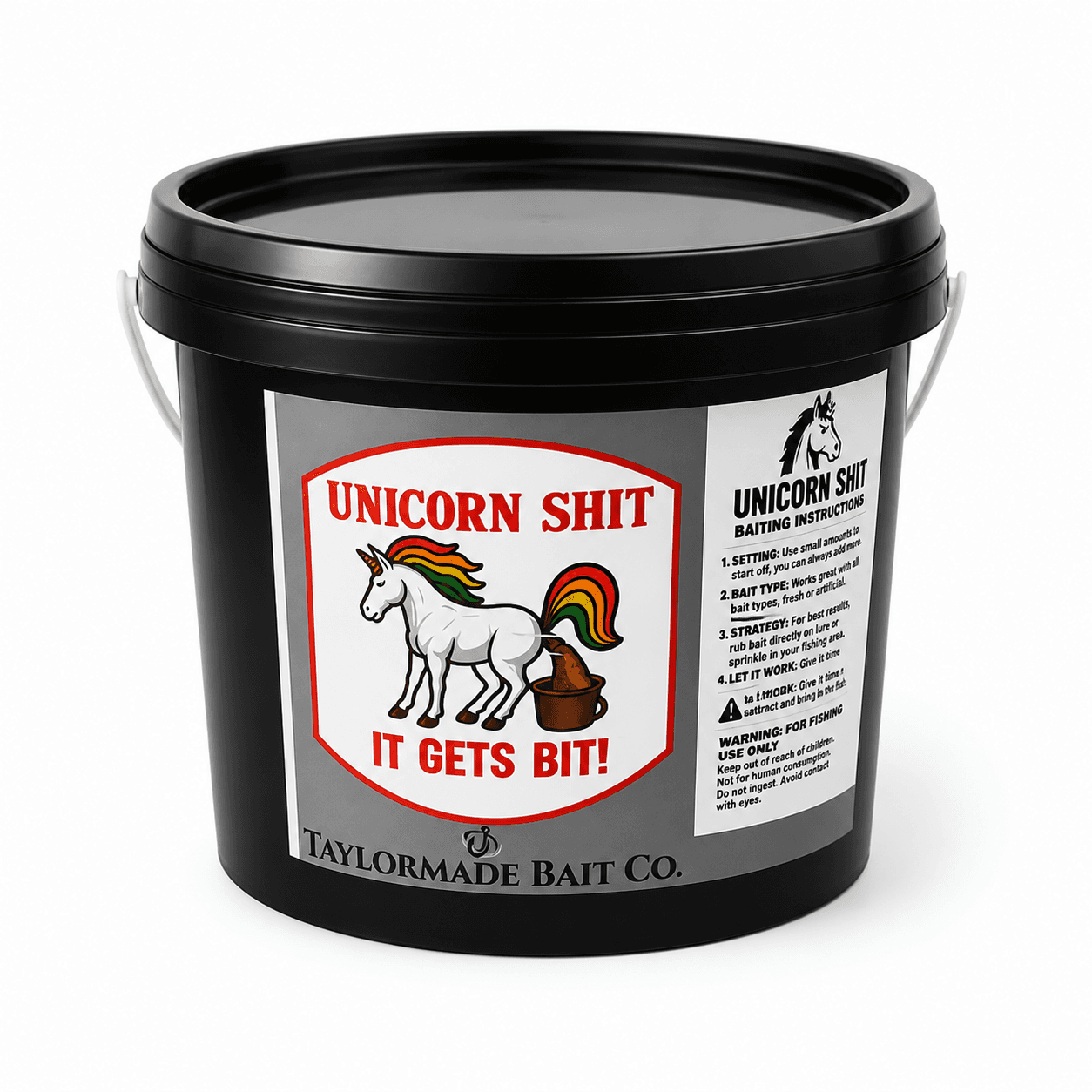 Unicorn Shit premium catfish punch bait product on a clean white background